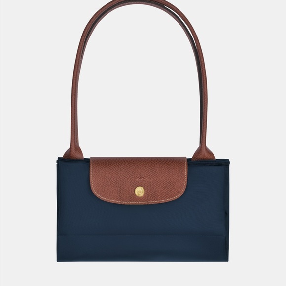 Longchamp LE PLIAGE ORIGINAL L TOTE BAG Navy - Recycled Canvas - Picture 11 of 11